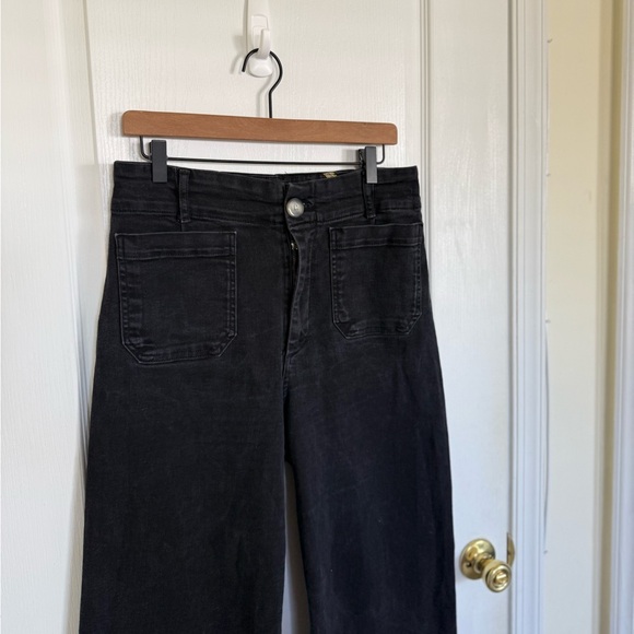 Anthropologie Maeve The Colette High-Rise Crop Wide-Leg Jeans - Picture 4 of 8